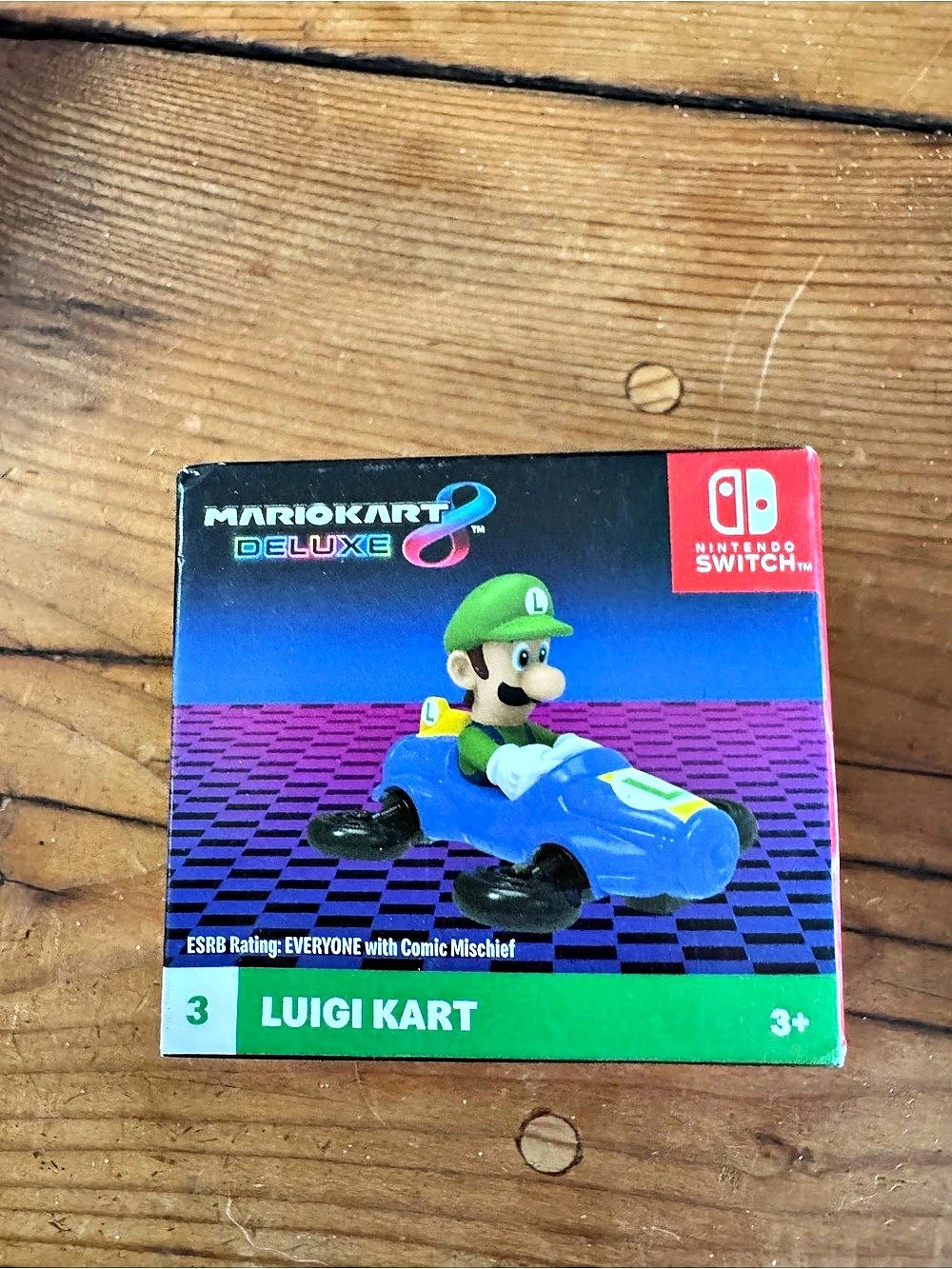 Nintendo Spin Out Luigi Kart Toy Car